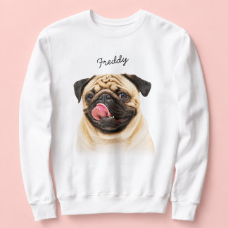 Personalised Dog Lover Gift | Pet Photo Portrait Sweatshirt