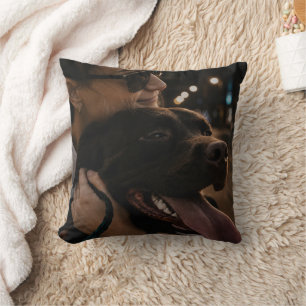 Personalised Dog Lover Photo Gift Cushion