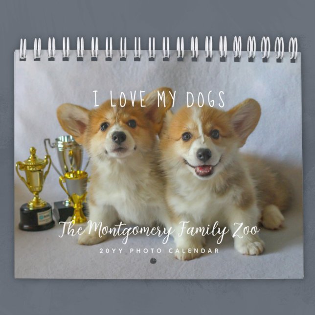 Personalised Dog Lovers 2026 Photo Calendar (Personalized Dog Lovers Photo Calendar)