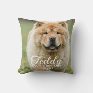 Personalised Dog Memorial Pet Loss Cushion