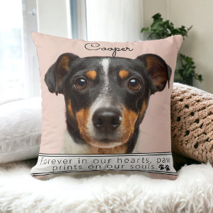 Personalised Dog Memorial Photo / Pet Loss Gift Cushion