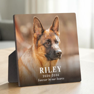 Personalised Dog Memorial Photo Plaque