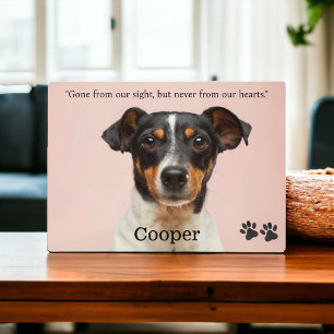 Personalised Dog Memorial Photo Remembrance Plaque