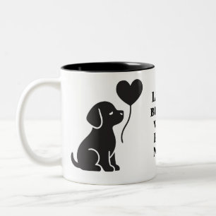 Personalised Dog Mug   Minimalist Pet Gift