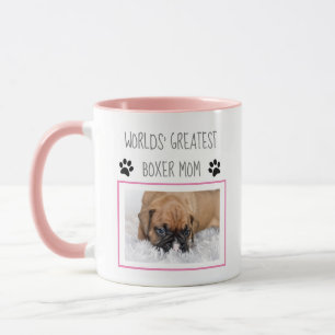 Personalised Dog Mugs - Boxer Mum