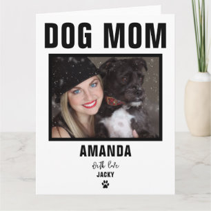 Personalised Dog Mum Custom Photo Card