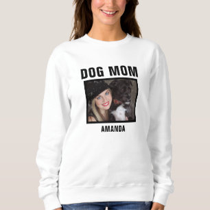 Personalised Dog Mum Custom Photo Sweatshirt