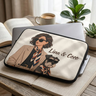 "Personalised Dog Mum Gift" "Custom Pet Owner  Laptop Sleeve