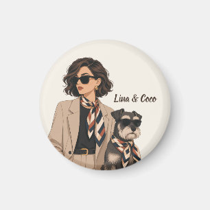 "Personalised Dog Mum Gift" "Custom Pet Owner  Magnet