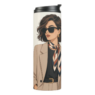 "Personalised Dog Mum Gift" "Custom Pet Owner  Thermal Tumbler