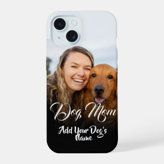Personalised Dog Mum Photo Locket iPhone 15 Case