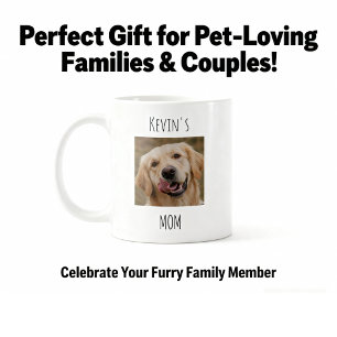 Personalised Dog Mum Photo Mug   Custom Gift