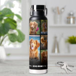 Personalised Dog Mum Photo Water Bottle<br><div class="desc">Personalised Best Dog Mum 9 Photo Collage Water Bottle. This heartfelt water bottle is a perfect way to celebrate the dog mum in your life. Featuring a collage of nine cherished pet photos, this bottle brings together beloved memories for a touching, everyday reminder. At the bottom, Best Dog Mum is...</div>