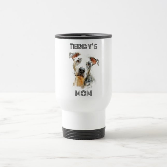 Personalised Dog Mum Travel Mug | Custom Gift (Center)