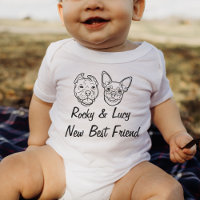  Personalised Dog Name New Best Friend Newborn 
