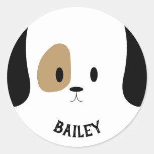 Personalised Dog Name Stickers