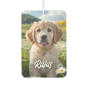 Personalised Dog or Cat Gift Custom Pet Photo Car Air Freshener