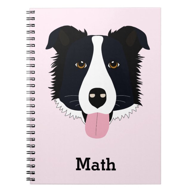 Personalised Dog Pattern Notebook (Front)
