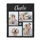 Personalised Dog Pet Lover 4 Photo Collage