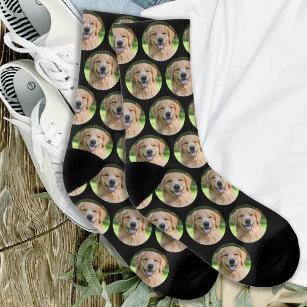 Personalised Dog Pet Photo Collage  Socks