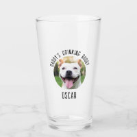 Personalised Dog Pet Photo Glass Cup