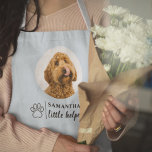 Personalised Dog Photo Apron | Light Blue Pet<br><div class="desc">Whip up something delicious with your furry friend by your side—literally! This Personalised Dog Photo Apron features your pup’s face and name in a fun and heartwarming design on a soft light blue background. Add your pet’s photo and custom text to create a unique gift that brings joy to the...</div>