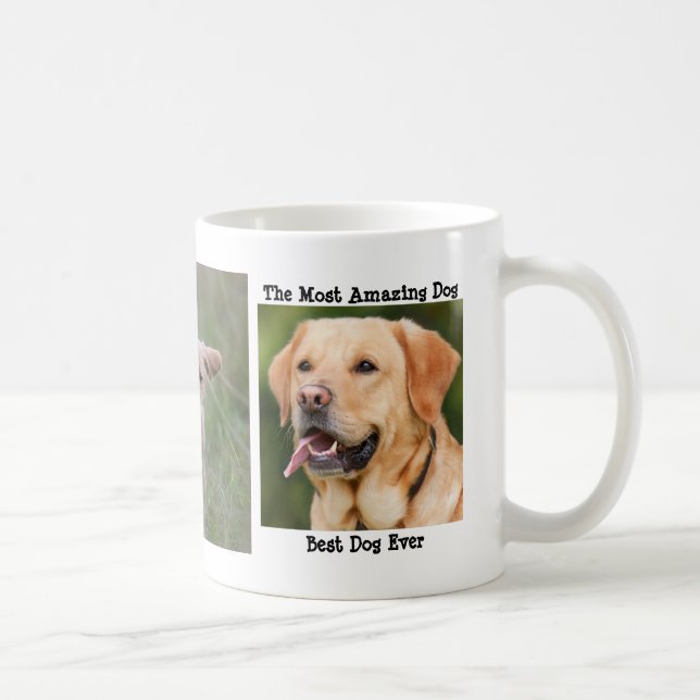 Personalised Dog Photo - Best Dog Ever Coffee Mug (Right)