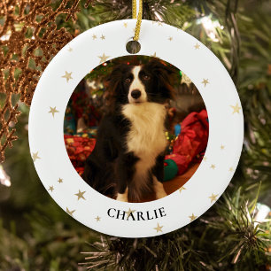Personalised Dog Photo Ceramic Ornament