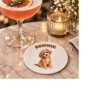 Personalised Dog Photo Coaster Custom Gift