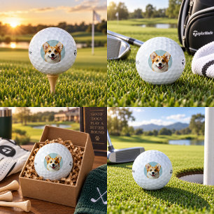 Personalised Dog Photo Custom Pet Golf Ball Design