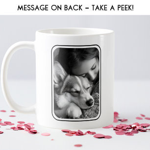 Personalised Dog Photo Happy Valentine's for Her Coffee Mug