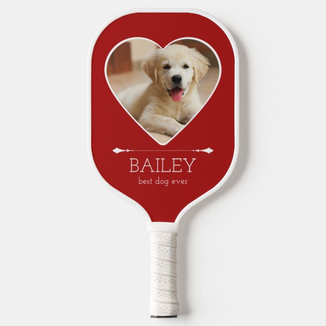 Personalised Dog Photo Pickleball Paddle (Front)