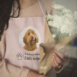 Personalised Dog Photo Pink Apron<br><div class="desc">Add a touch of personalisation to your kitchen with this adorable Personalised Dog Photo Pink Apron. Perfect for dog lovers, this apron features a custom photo of your furry friend, making it a unique and thoughtful gift. Crafted from high-quality fabric, it offers durability and comfort while you cook. The playful...</div>