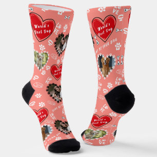 Personalised Dog Photo Socks Custom Dog Socks