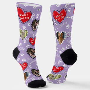 Personalised Dog Photo Socks Custom Dog Socks