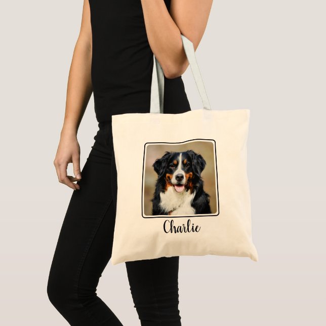 Personalised Dog Photo Tote Bag (Front (Product))