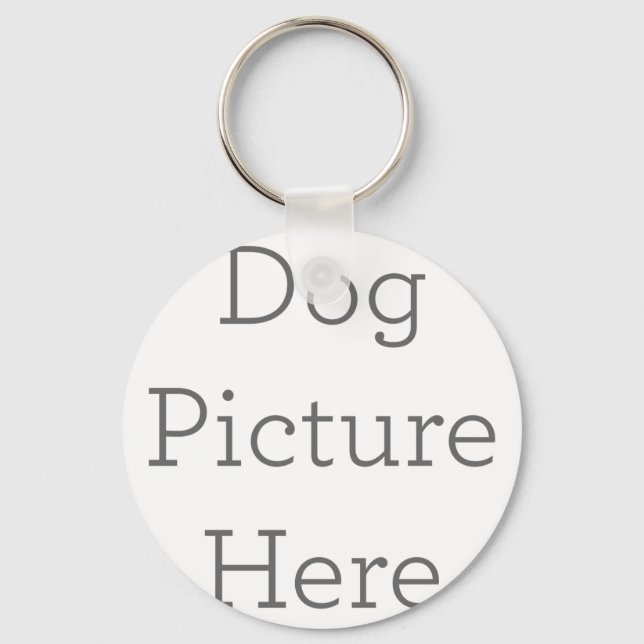 Metal Circle Keychain, 2" (Front)