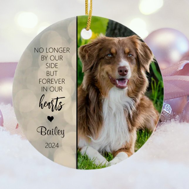 Personalised Dog´s Memorial Christmas  Ceramic Tree Decoration (Creator Uploaded)