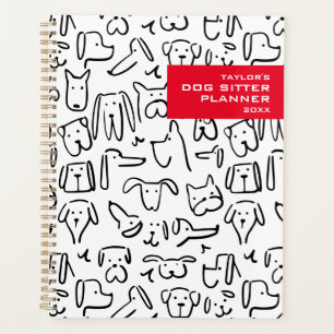 Personalised Dog Sitter Planner Business