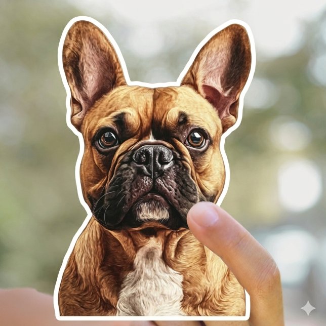 Personalised Dog Stickers custom Dog Face Sticker (Creator Uploaded)