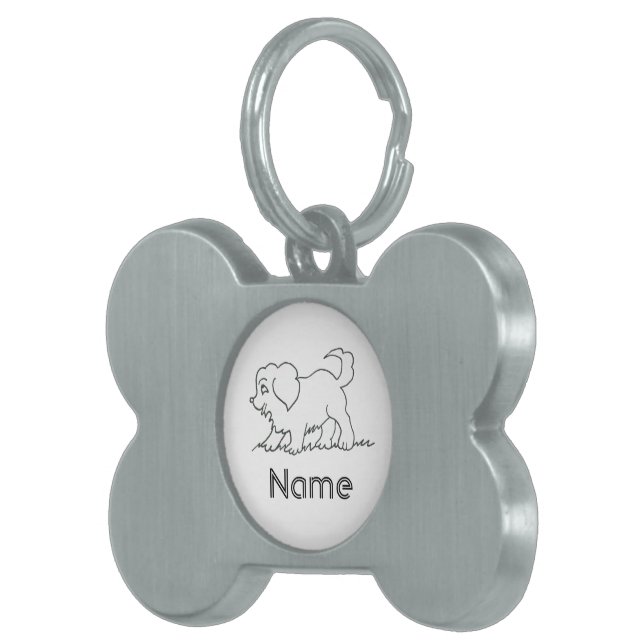 Personalised Dog Tag (Front Right)