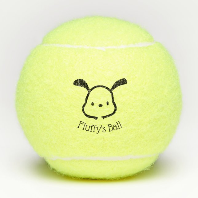 Personalised Dog Tennis Ball (Front)