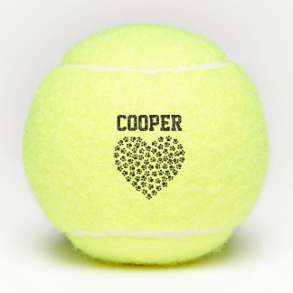 Personalised Dog Tennis Balls