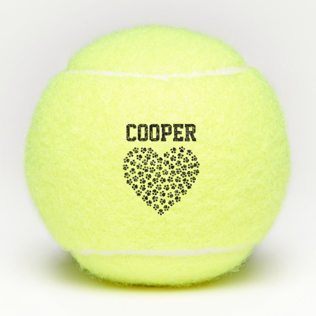 Personalised Dog Tennis Balls (Front)