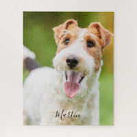 Personalised Dog Wire Fox Terrier Photo