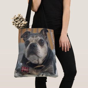 Personalised Doggy Tote With Pet Photo 🐶🖼️ Bag