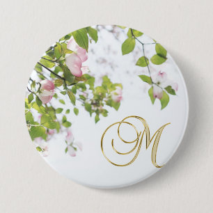 Personalised Dogwood Button