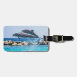 Personalised Dolphin Luggage Tag