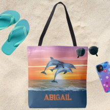 Personalised Dolphin Ocean Beach Gift for Her