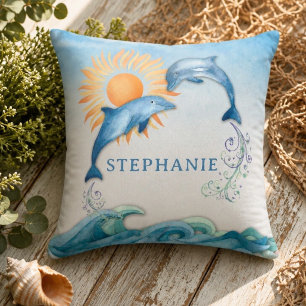 Personalised Dolphin Pillow